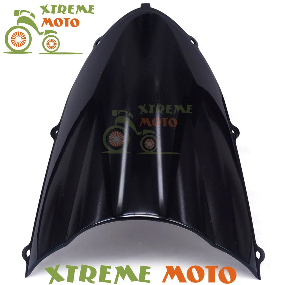 Лобовое стекло для мотоцикла ZX10R черное пластиковое ветровое ZX 10R 2004 2005 Мотокросс