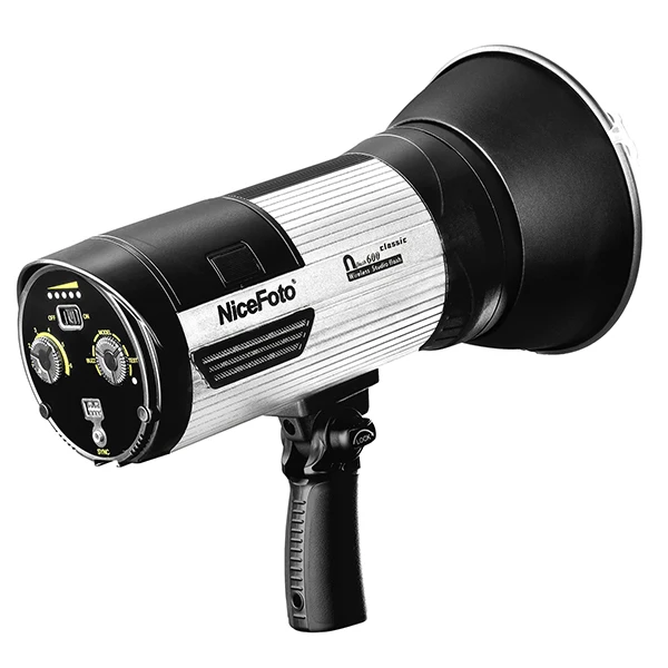 Беспроводная студийная вспышка NICEFOTO nflash600 Классическая Светодиодная лампа 600 для
