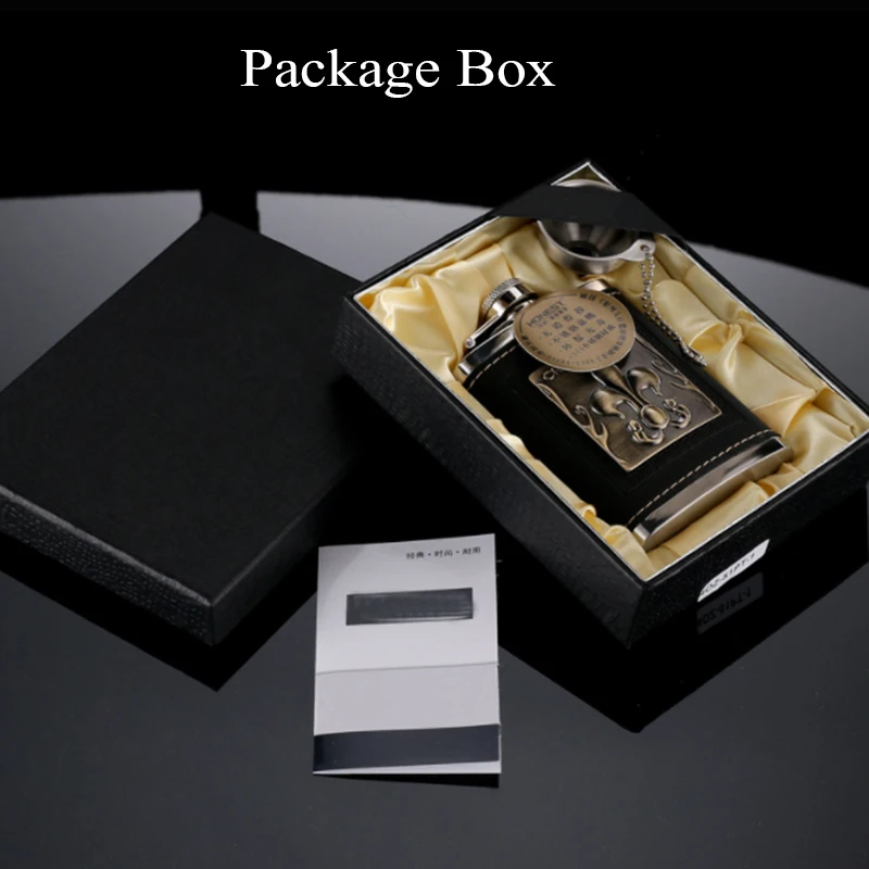 4 унций Изысканная фляжка с воронкой для виски водка емкость 115 мл из нержавеющей