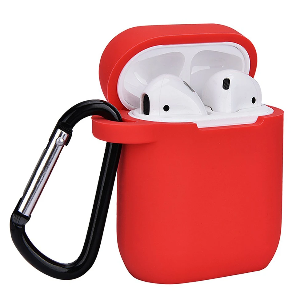 Мягкий силиконовый чехол Mini для Apple Airpods защитный зарядки наушников Air