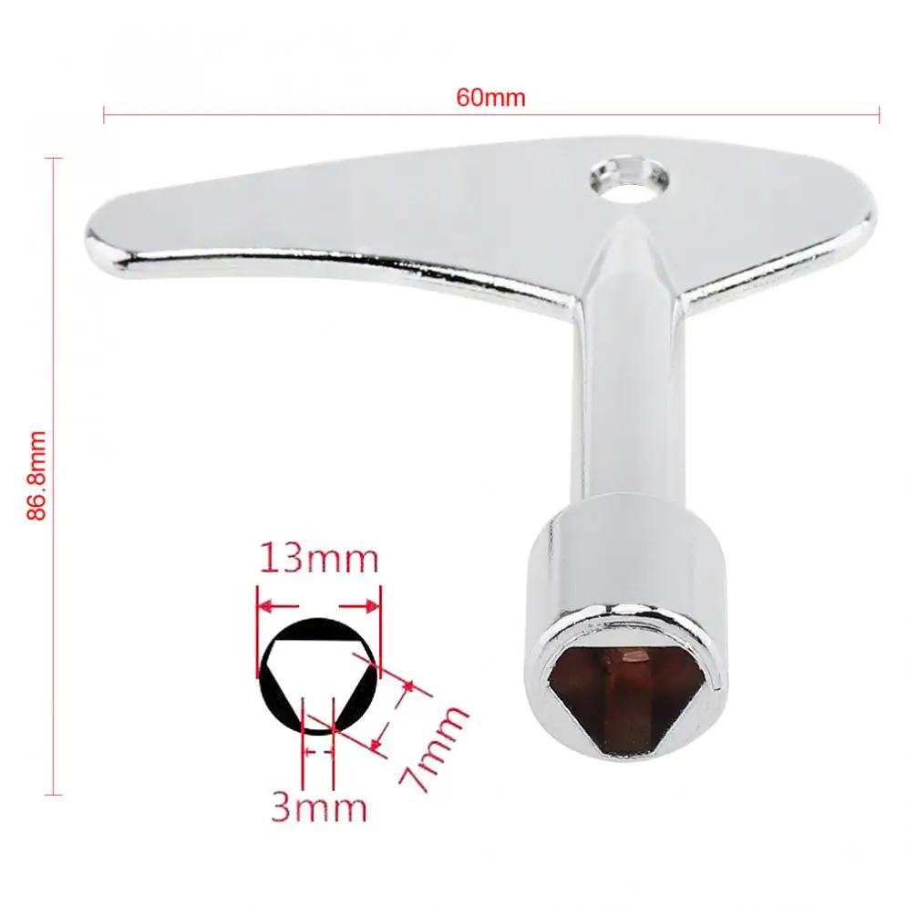 Multi-function Hard Key Wrench Inside Triangle Plumber for Electric Control Cabinet Train Elevator | Инструменты