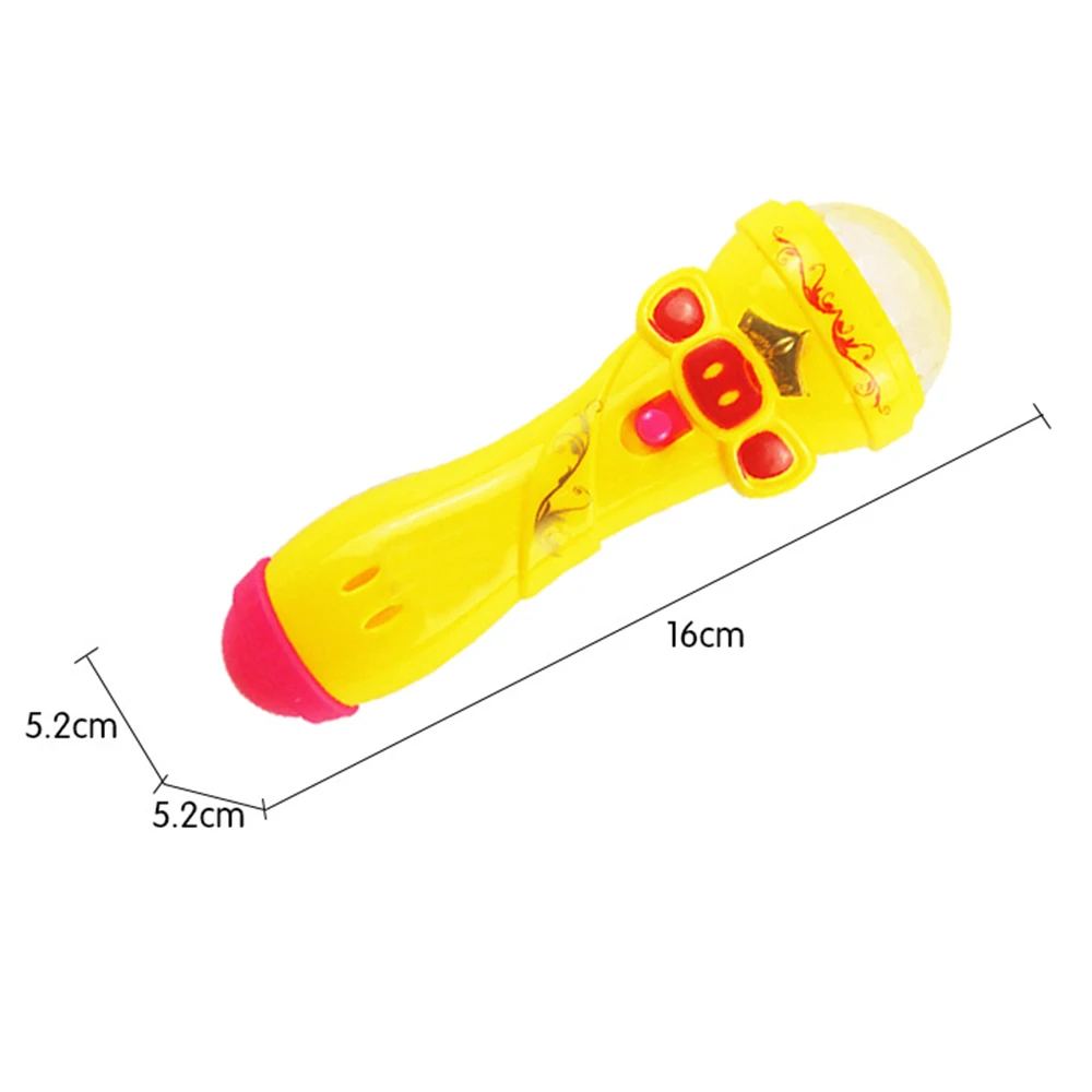 

Funny Lighting Toys Wireless Magic Flash Microphone Model Music Karaoke Cute Mini Fun for Child Toy Gift Dropshipping