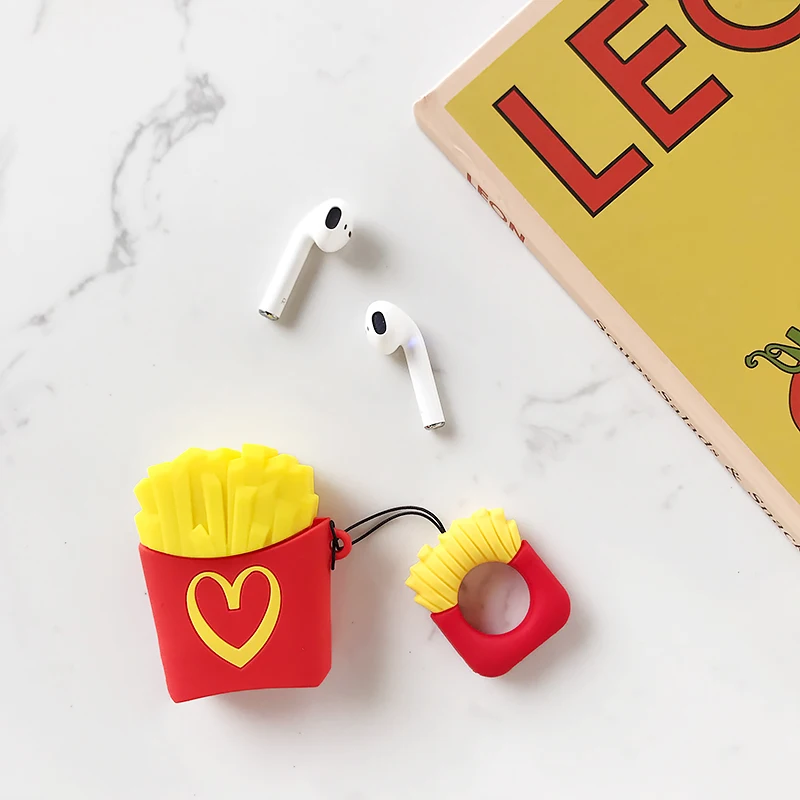 Свежий McDonald Carto ТПУ 3D милый силиконовый Bluetooth беспроводной чехол для наушников