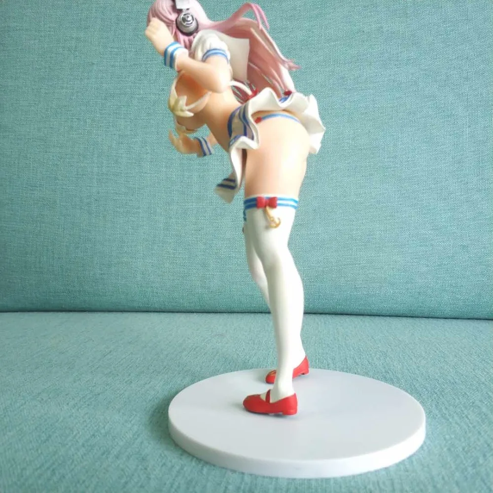 Аниме supersonico фигурка школьная форма для девочек Супер sonico Сексуальная модель