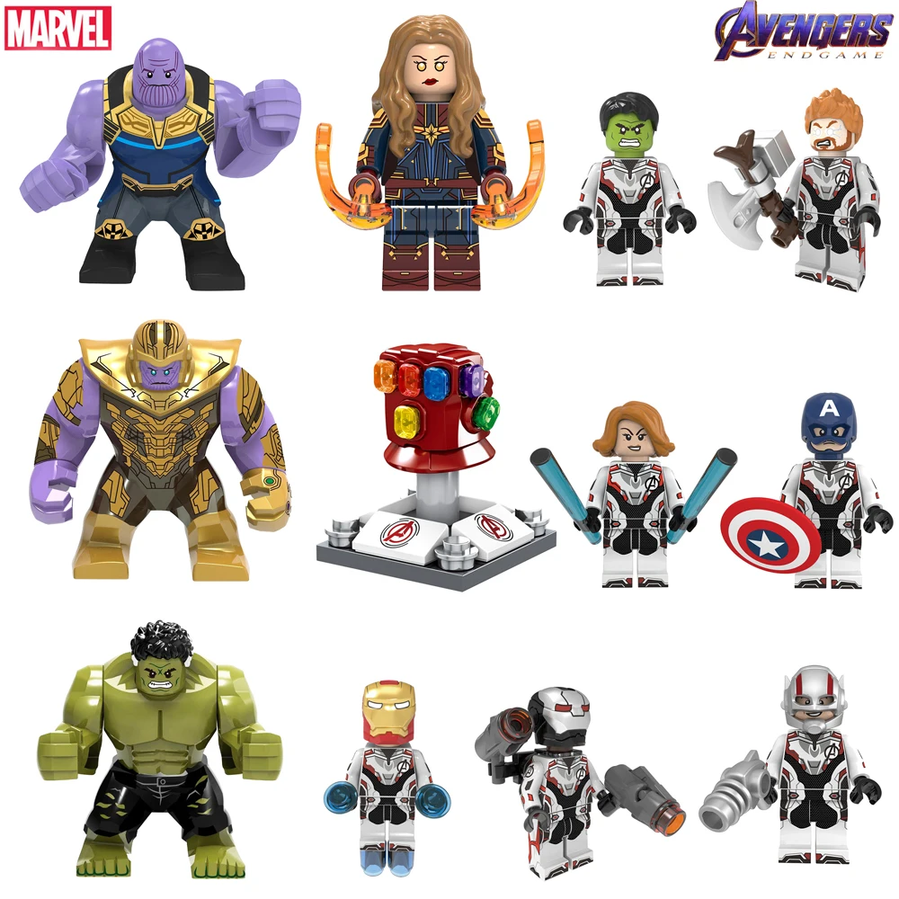 5 шт./компл. Marvel Мстители 4 Endgame Супер Герои Звездный Властелин видение Халк