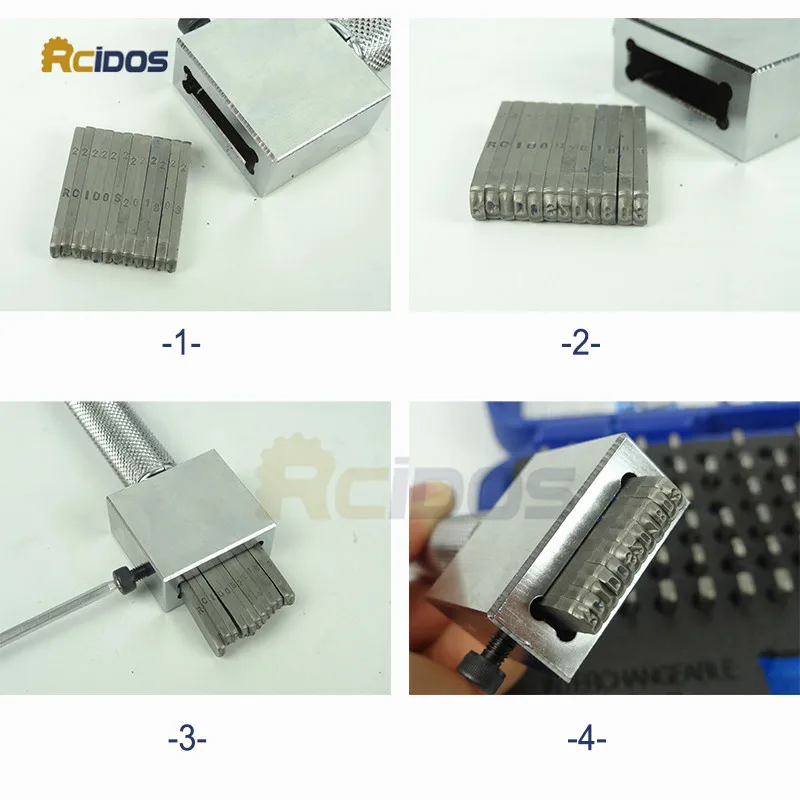 P 112 Набор сменных стальных штампов двусторонние штамповочные буквы доступный