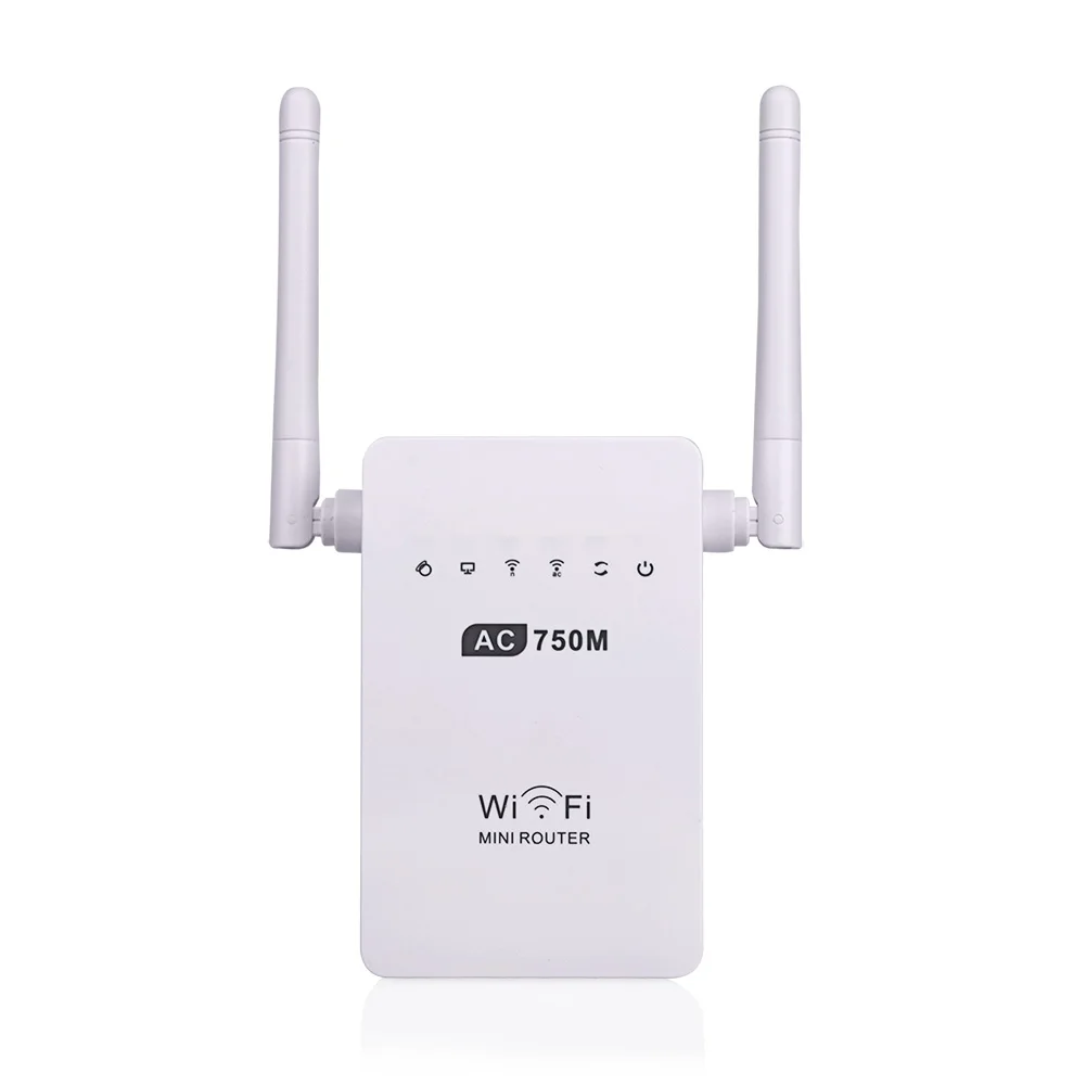 Оригинальные мини Wi-Fi маршрутизатор Dual-Band 2.4/5 ГГц 750 Мбит/с Беспроводной