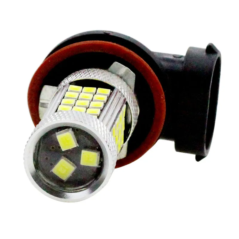 Автомобильные фары H8 H11 63SMD 2835 чип 8000лм Противотуманные Автомобильный Стайлинг 9 15
