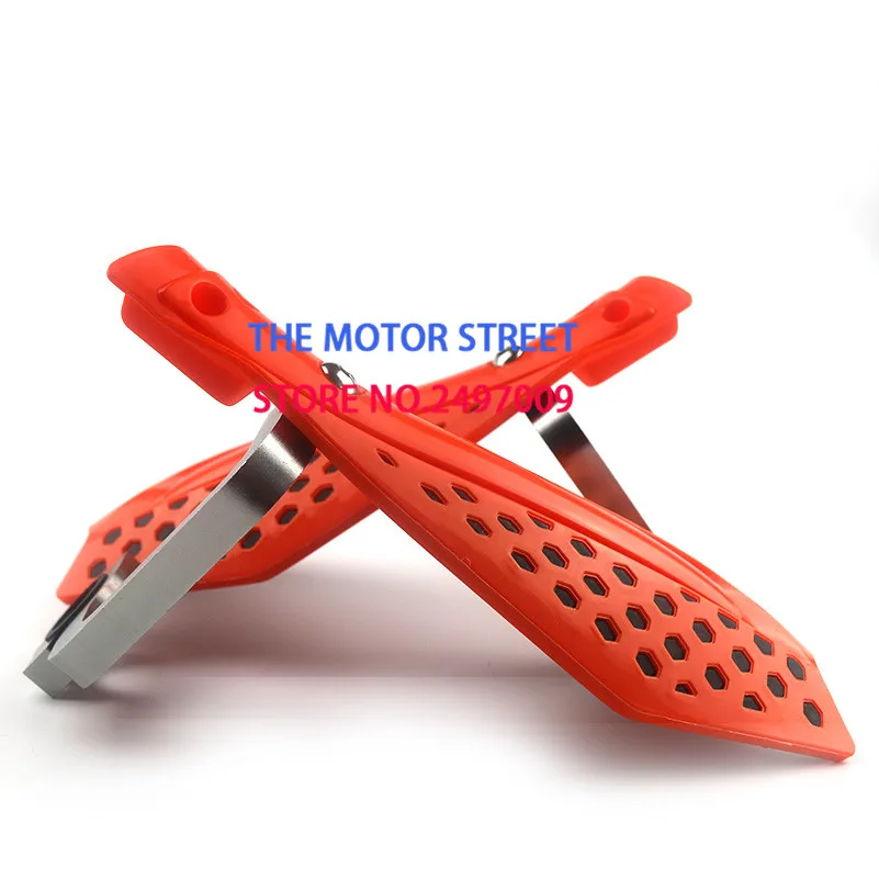 

free shipping orange Motorcycles Motocross Brush Bar Hand Guards Handguard ForMotorcycle ATV Dirt Bike Pit bike