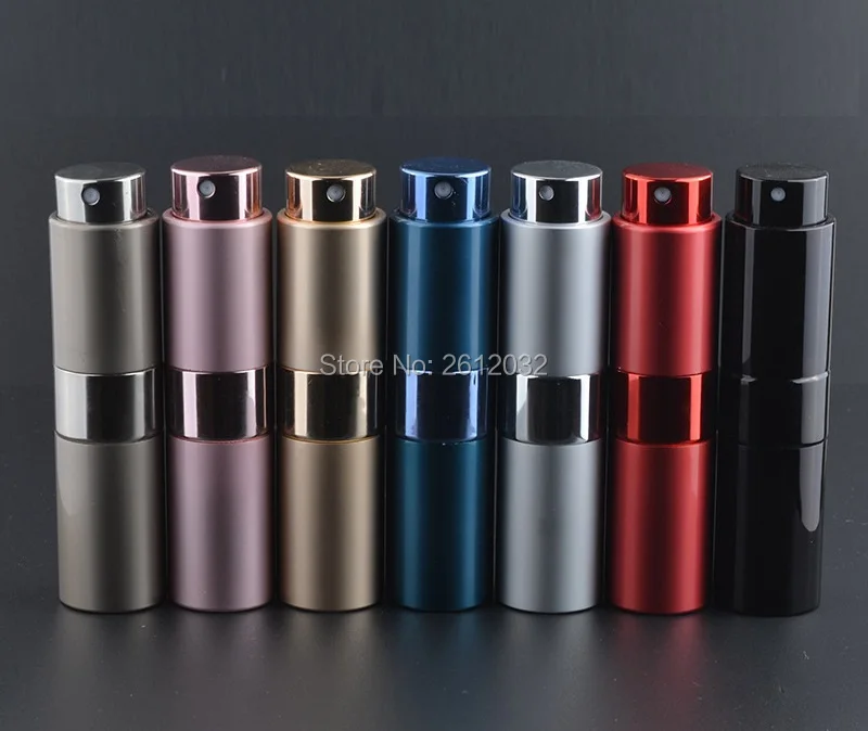 Алюминиевый телескопический масштабируемый поворотный флакон для духов с