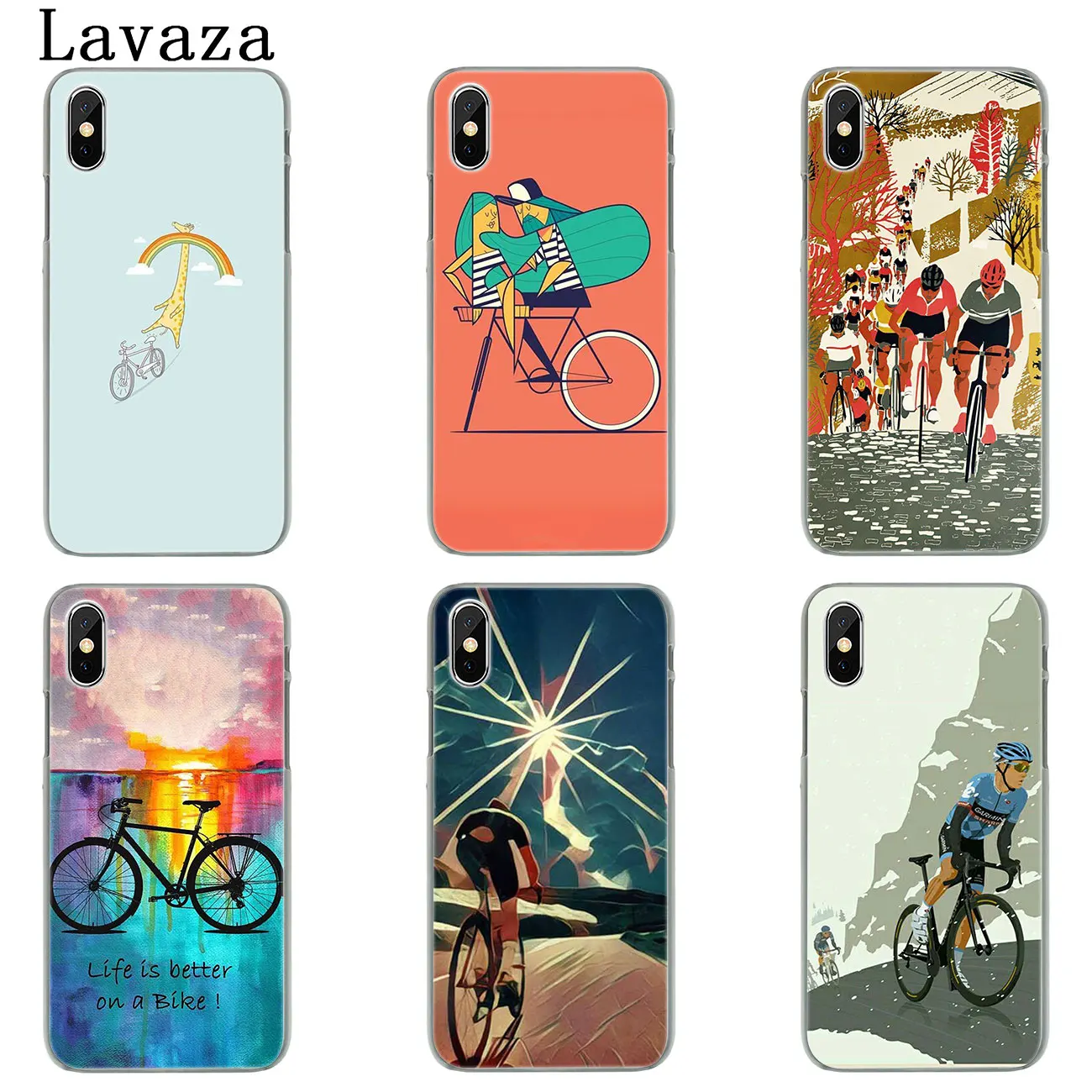 Чехол для телефона Lavaza BIKE CYCLINGHard iPhone XR X XS 11 Pro Max 10 7 8 6 6S 5 5S SE 4S 4 | Мобильные телефоны