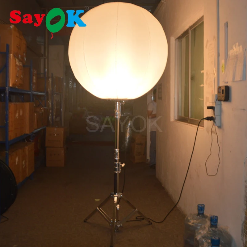 Горячая Распродажа надувной штатив из нержавеющей стали шар с галогенсветильник