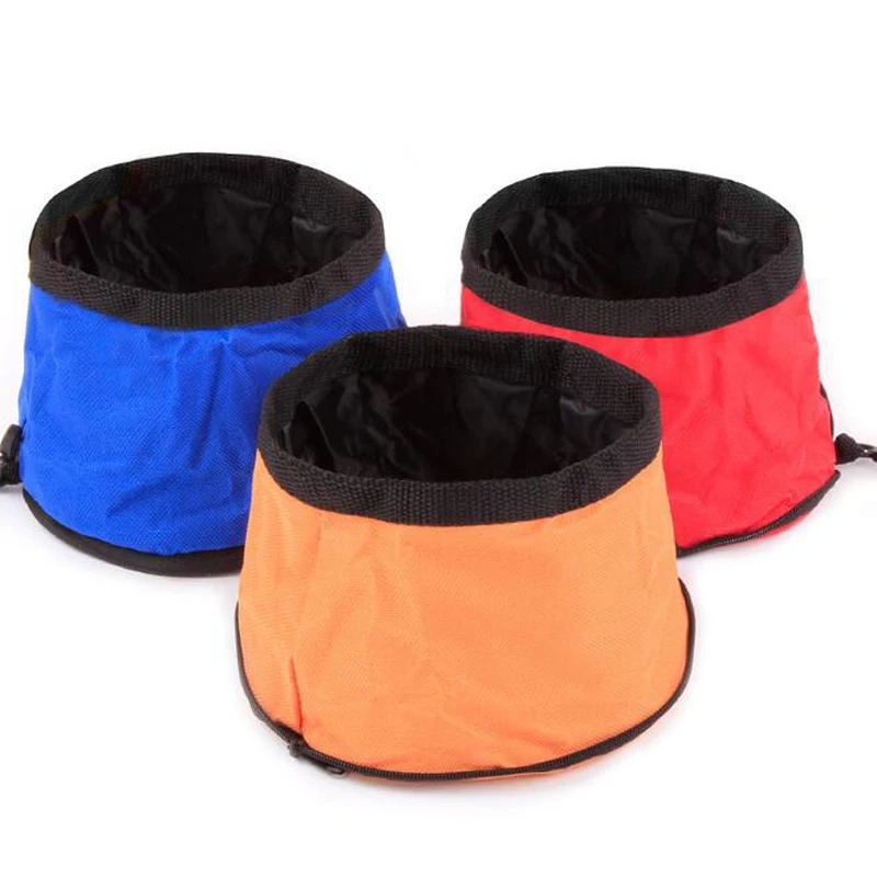 Складная миска для собак хранения пищи рюкзак кормления закуски домашних