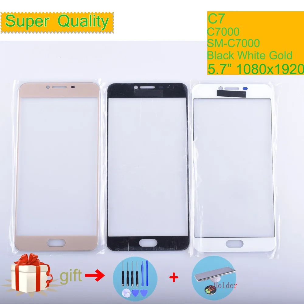 C7 для Samsung Galaxy C7000 SM сенсорный экран передняя стеклянная панель внешняя линза без