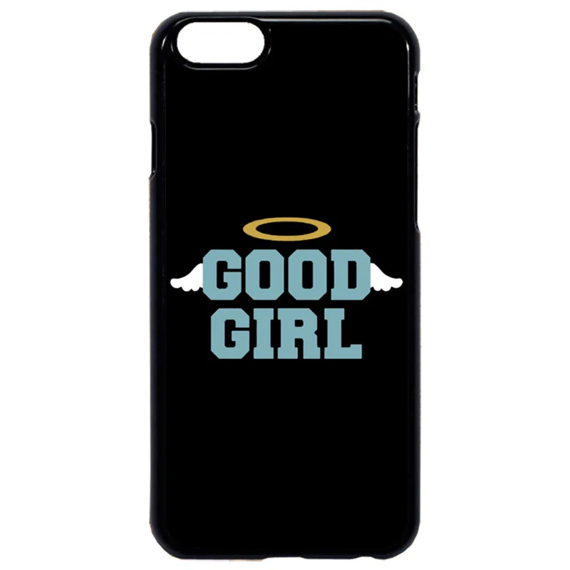 Good Bad Girl Design BFF Best Friends Phone Case Cover For iPhone X Xs Max 7 8Plus 6s Samsung Galaxy S9 Plus S10E P20 Model Tu12 |