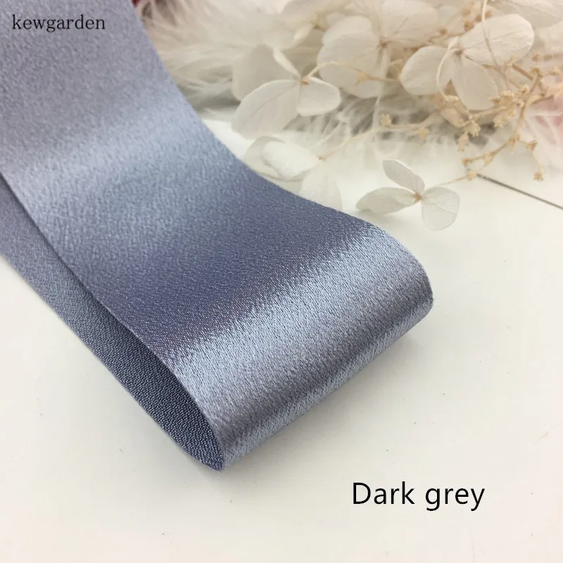 kewgarden 40mm 4cm Silk Surface Cotton Ribbons DIY Bow Accessories Satin Ribbon Handmade Tape Riband 4M/lot | Дом и сад