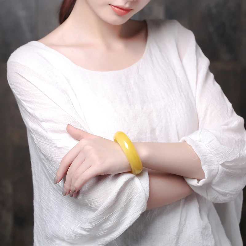 Новый Желтый цыпленок масла пчелиный воск браслет ручной работы на богиня essential |