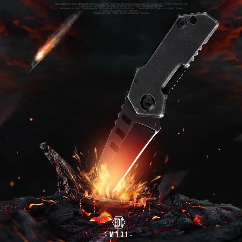 Высокая твердость 3CR13 из нержавеющей стали EDC инструмент. Мини Брелок нож