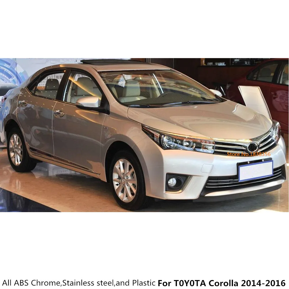 4 шт. внутренняя ручка из нержавеющей стали для Toyota Corolla Altis 2014 2015 2016|steel panel doors|corolla