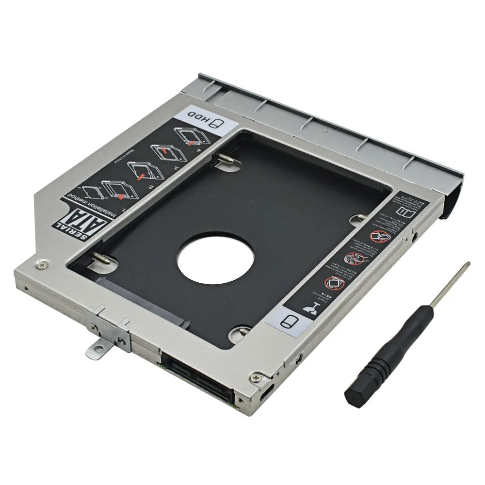 CHIPAL 2nd HDD Caddy 9 5 мм SATA III чехол для SSD под заказ HP ProBook 440 445 450 455 470 G0 G1 G2 DVD ROM Optical