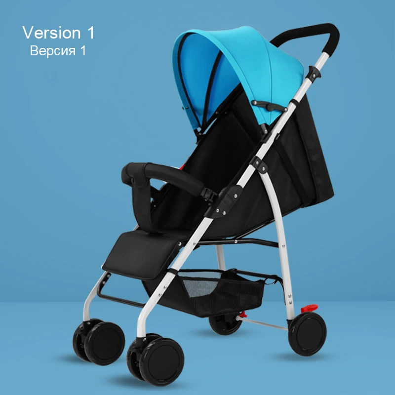 Детская коляска yoyo, коляска passeggino, автомобиль carricoche bebe, можно сложить, легкий, взять самолет, четыре колеса, детская тележка Umb - Цвет: Version1-blue