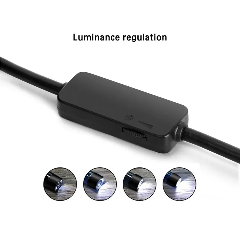 USB эндоскоп с камерой HD 3 5 1200 м 7 8 светодиодов IP68|Бороскопы| |