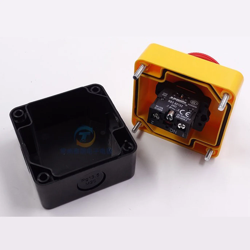 Кнопка аварийной остановки с пластиковым корпусом 660 В 10 А|switch|xb2 |