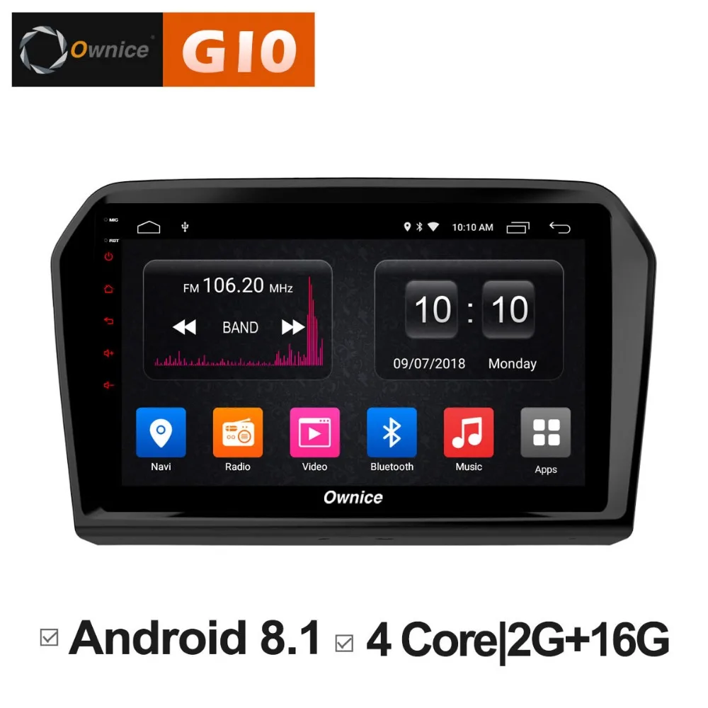 Android 8 1 четырехъядерный 2 ГБ ОЗУ + 16 Гб ПЗУ автомобильный DVD плеер для Volkswagen VW jetta 2013