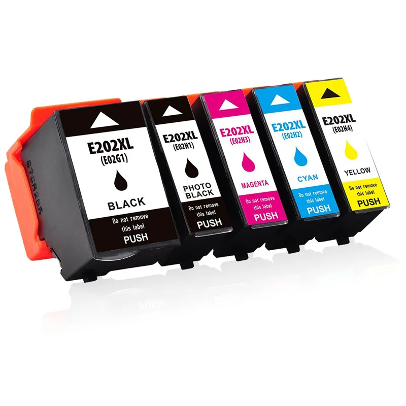 5 шт. 202 XL совместимый чернильный картридж для принтера Epson 202XL Expression premium XP6000 XP6005 XP