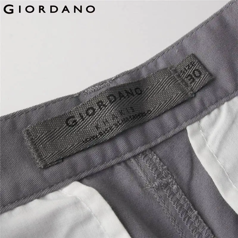 Giordano Для мужчин повседневные плотные брюки | Мужская одежда