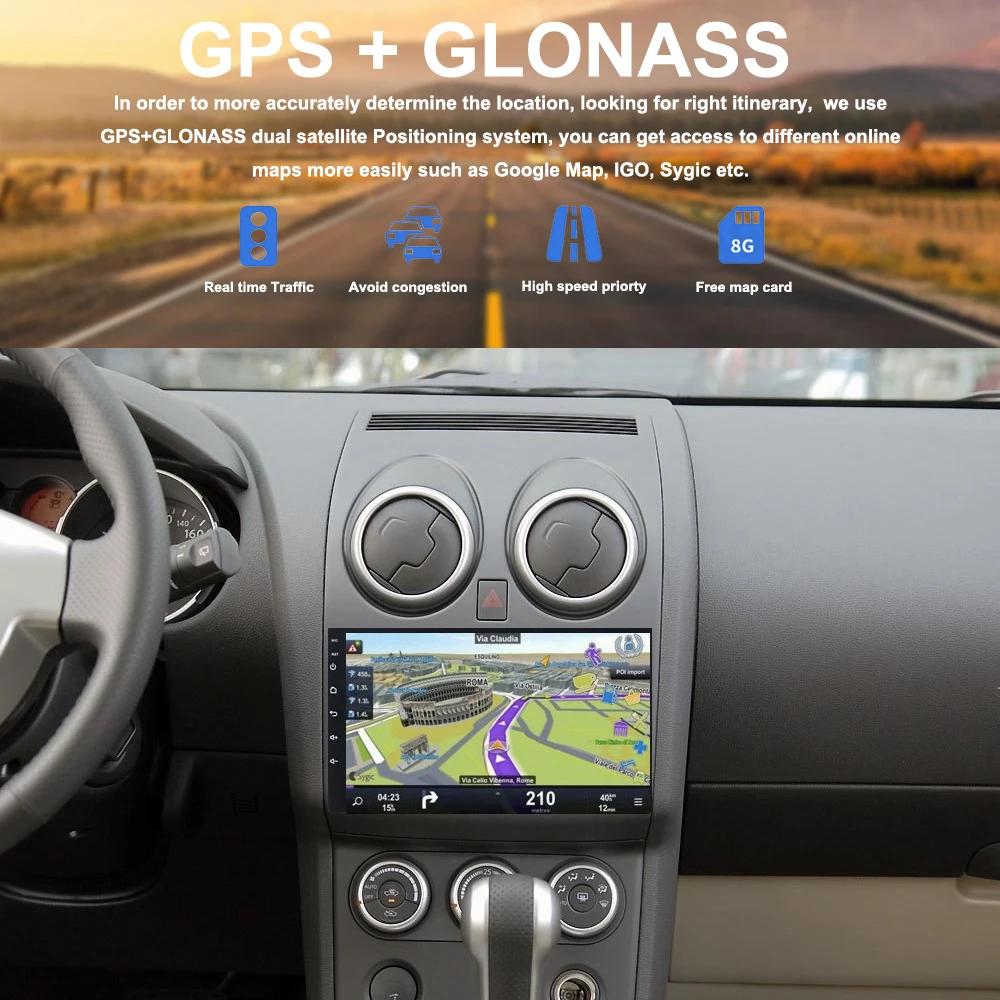 Автомобильный мультимедийный плеер 2 din автомобильный радиоприемник gps android для