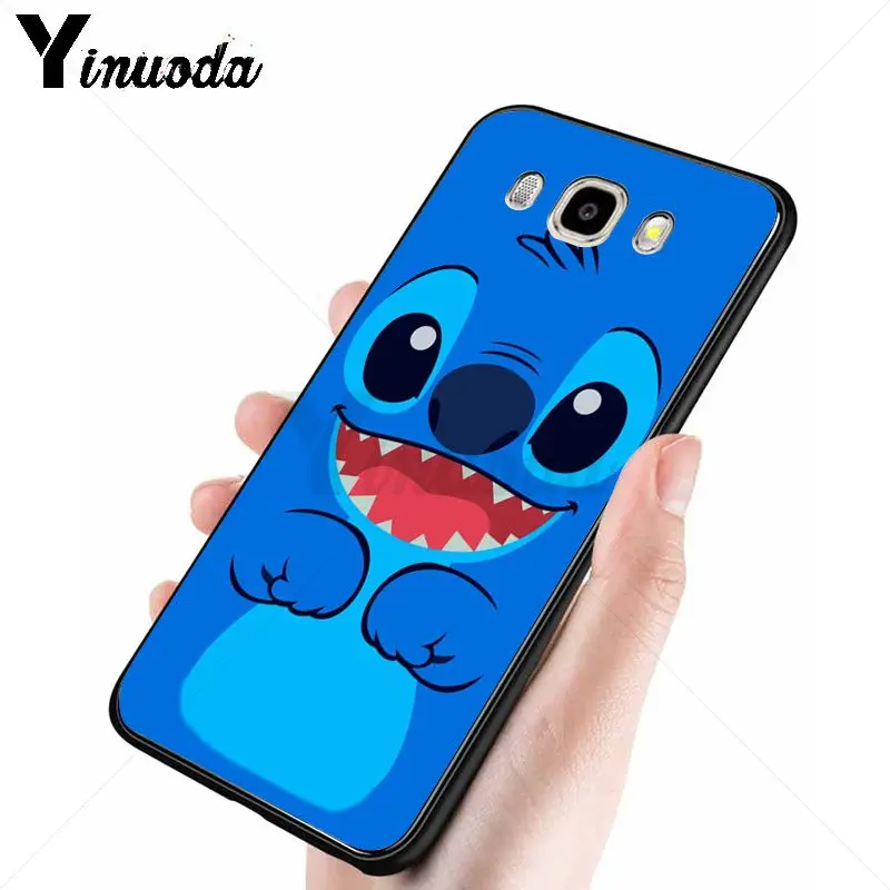 Yinuoda милый стежок Ohana черный чехол для телефона Samsung Galaxy j6plus j7 prime j8 j2 j4plus 2018 чехлы |