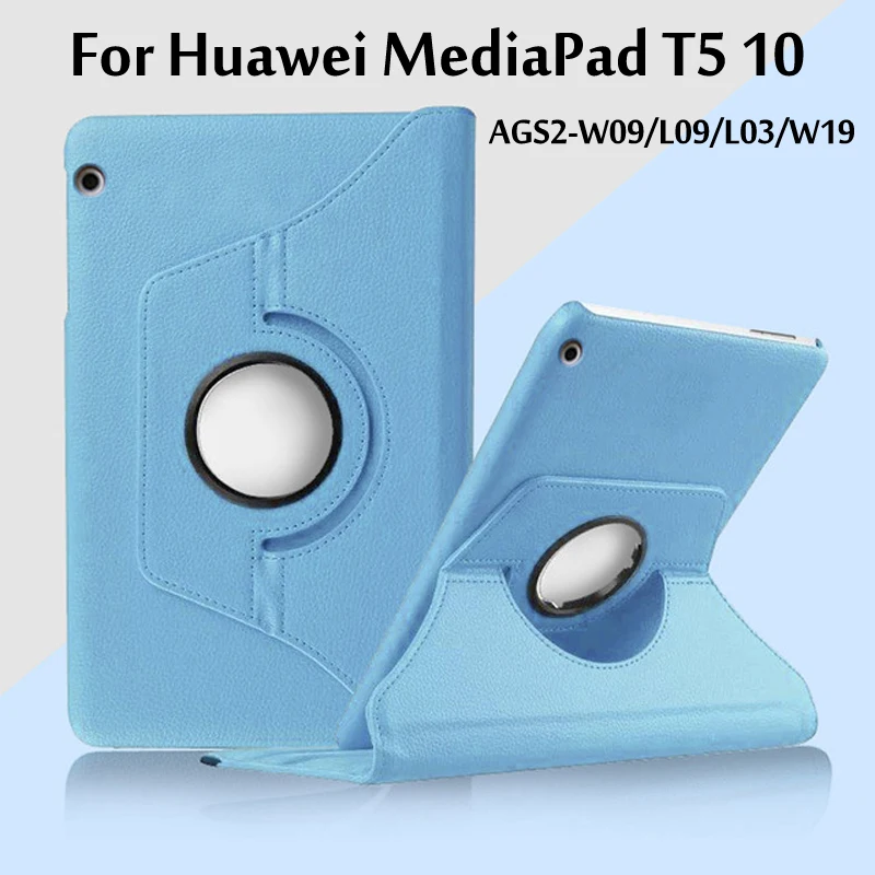 

Skin Smart Cover Case For Huawei MediaPad T5 10 AGS2-W09 AGS2-L09 AGS2-L03 10.1'' Tablet Funda Coque