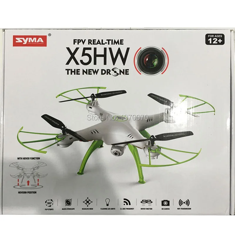 Оригинальный Syma X5HW 2 4G Радиоуправляемый квадрокоптер Дрон вертолет Wi-Fi камера