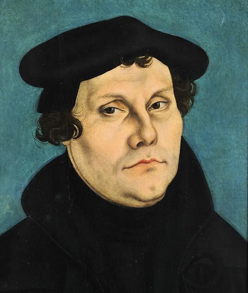 

TOP Religious painting Christianity Protestantism Lutheranism Martin Luther Original portrait PRINT OIL PAINTING on canvas