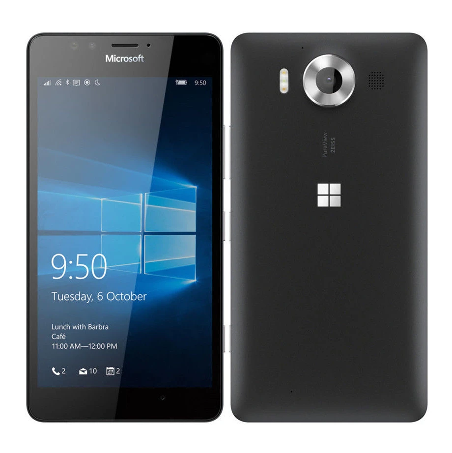 Microsoft Lumia 950 двойной Оригинальный разблокированный Windows 10 мобильный телефон 4G GSM 5 2
