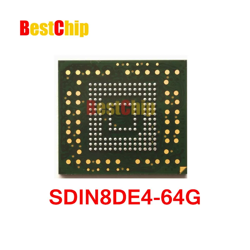 

10 шт./лот 100% Новый оригинальный SDIN8DE4-64G BGA флэш-чип памяти 64 ГБ