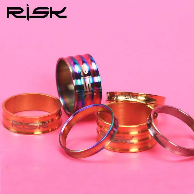 Аксессуары для велосипеда RISK Titanium Ti моечная гарнитура разделитель 1-1/8 &quot(5/10/15/20