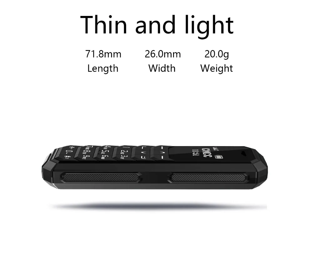 Маленький мобильный телефон AEKU KK2 bluetooth dialer беспроводные наушники magic vioce