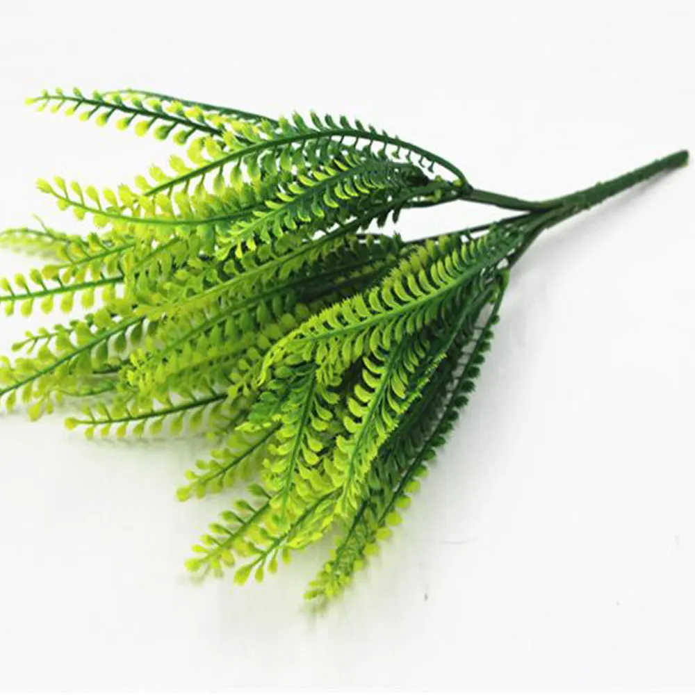 Новинка 2017 1 шт. 7 вилок листья базилика искусственное растение Цветочный декор