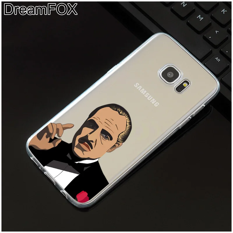DREAMFOX M151 The Godfather Marlon Soft TPU Silicone Cover Case For Samsung Galaxy S5 S6 S7 S8 S9 S10 5G S10E Lite Edge Plus |
