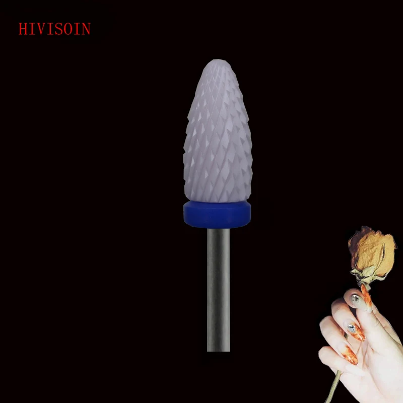 

Pink Ceramic Nail Drill Bit - Flame Bit - M (2042.060)