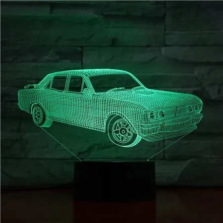 Подарки папе 3D лампа с изменением 7 цветов удивительная визуализация акриловая