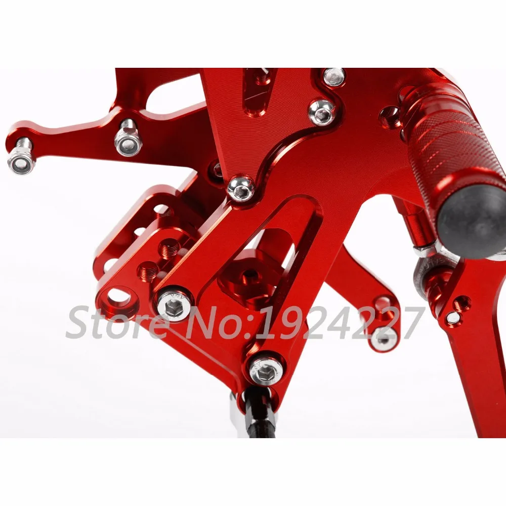 CNC Алюминиевые Подножки Rearsets задние наборы тормозных сдвигов Мотоцикл