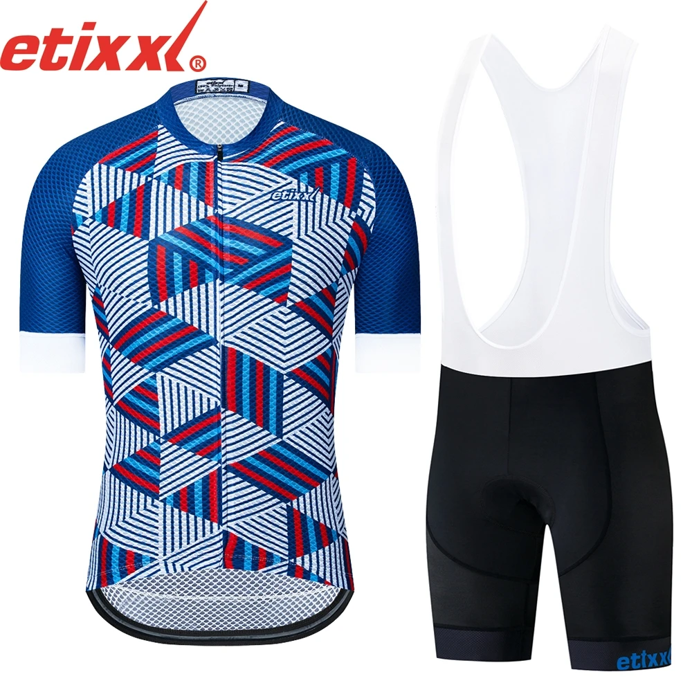 

Cycling Clothing Men Summer Bike Clothing Breathable Anti-UV Bicycle Wear/Short Sleeve Cycling Jersey Sets Ropa Ciclismo maillot