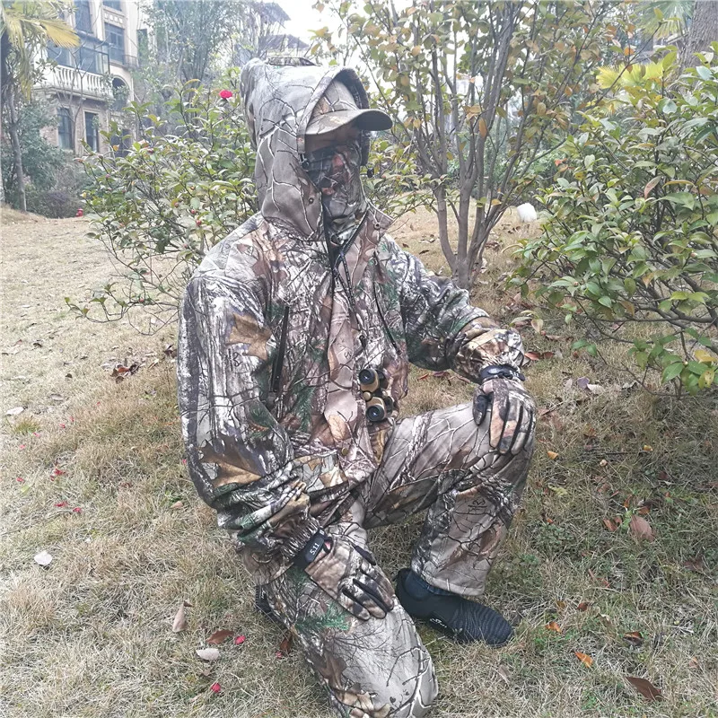 Водонепроницаемый дышащий мертвые листья камуфляж Рыбалка Охота 3D Bionic Ghillie костюм снайпер тактическая военная одежда куртка