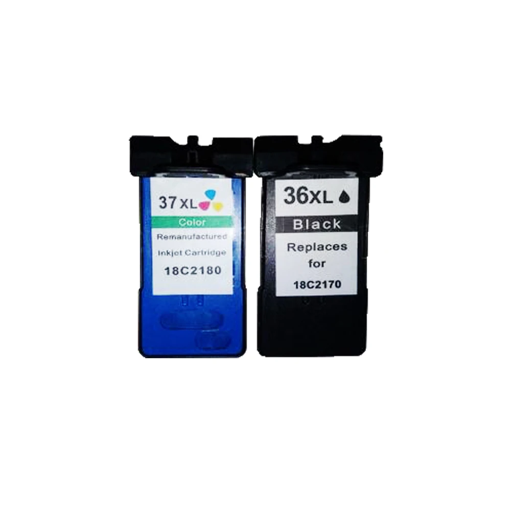 CISSPLAZA 2 шт. 36 37 Восстановленный картридж для принтера lexmark X3650 X4650 X5650 X5650es X6650 X6675