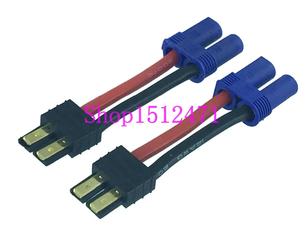 2 шт. EC5 female to Traxxas TRX male Adapter 14AWG для LiPo TRA2970 TRA2972 | Обустройство дома