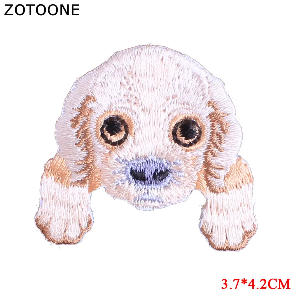 Милая нашивка ZOTOONE для чихуахуа Сиба-собаки с утюгом детской одежды нашивки