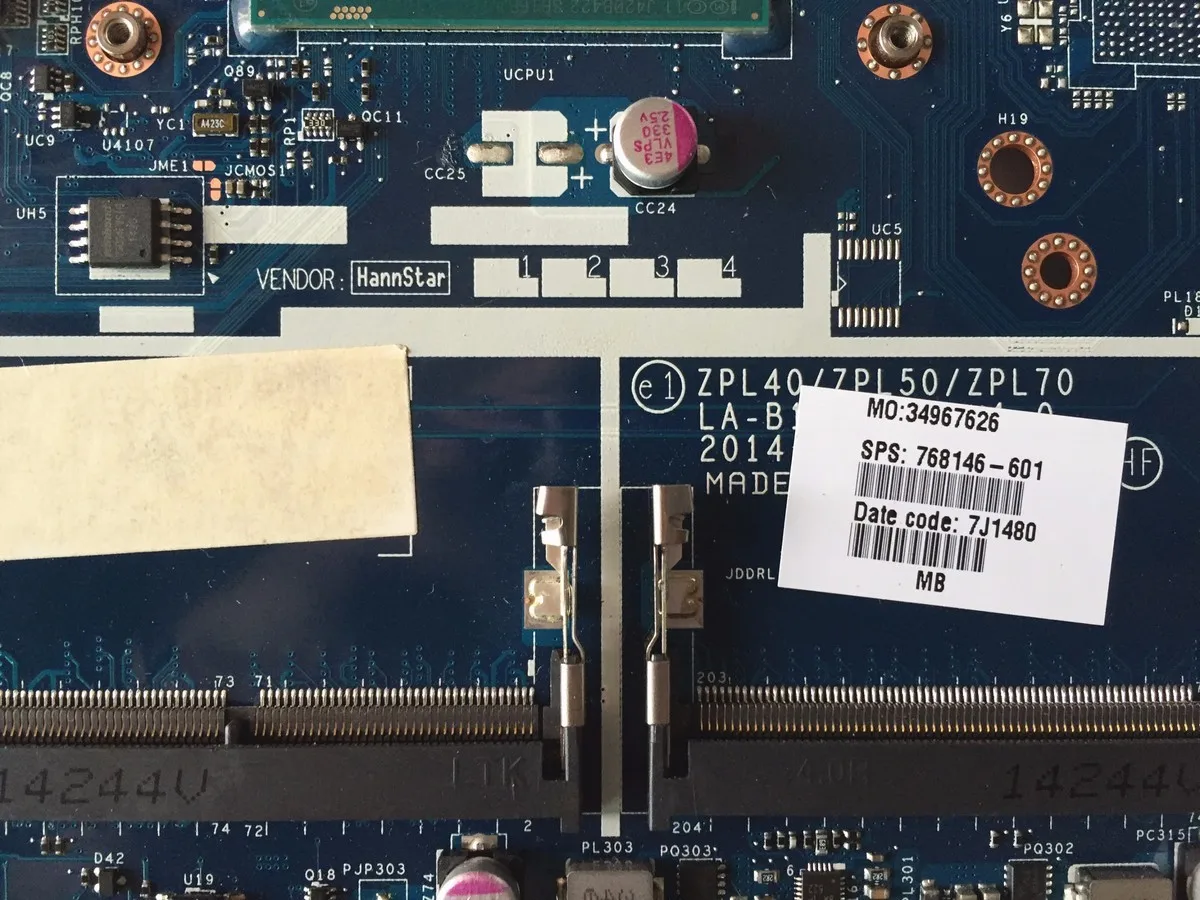 High Quality 768146-601 For HP 450-G2 440-G2 Laptop Motherboard ZPL40/ZPL50/ZPL70 LA-B181P SR1EF I5-4210U DDR3 100% Tested | Компьютеры и